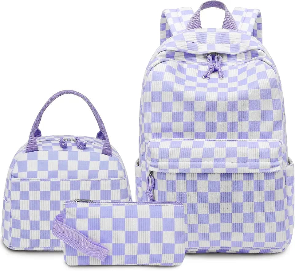 LEDAOU Girls Backpack, Kids School Bookbag, Backpack for Kids and Teens