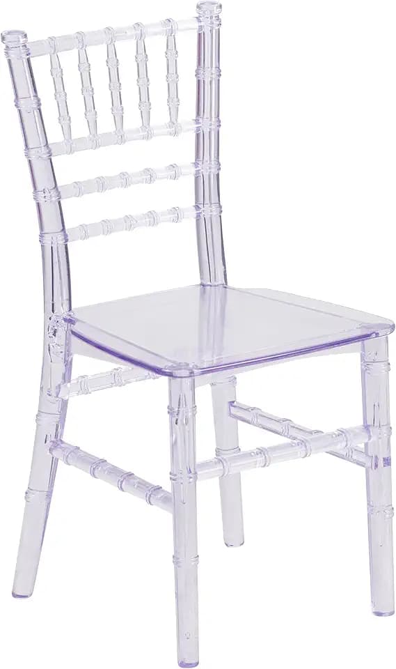 Flash Furniture Child’s Transparent Crystal Resin Party and Event Chiavari Chair for Commercial & Residential Use