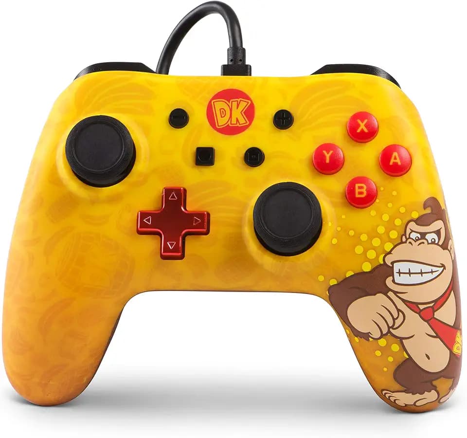 PowerA Erweiterter kabelgebundener -Controller für Nintendo Switch – Donkey Kong