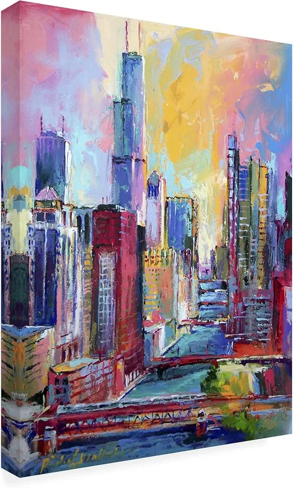 Trademark Fine Art - 'Chicago 3' Canvas Art - 19x14