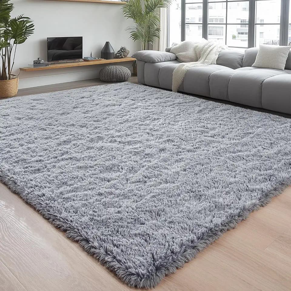 Chicrug Soft Area Rugs for Bedroom Living Room Plush Fluffy Rug 5x8