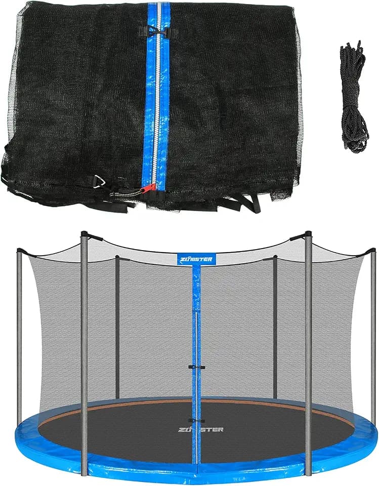 Trampoline Net Replacement Safety Trampoline Net for 6 Straight Poles