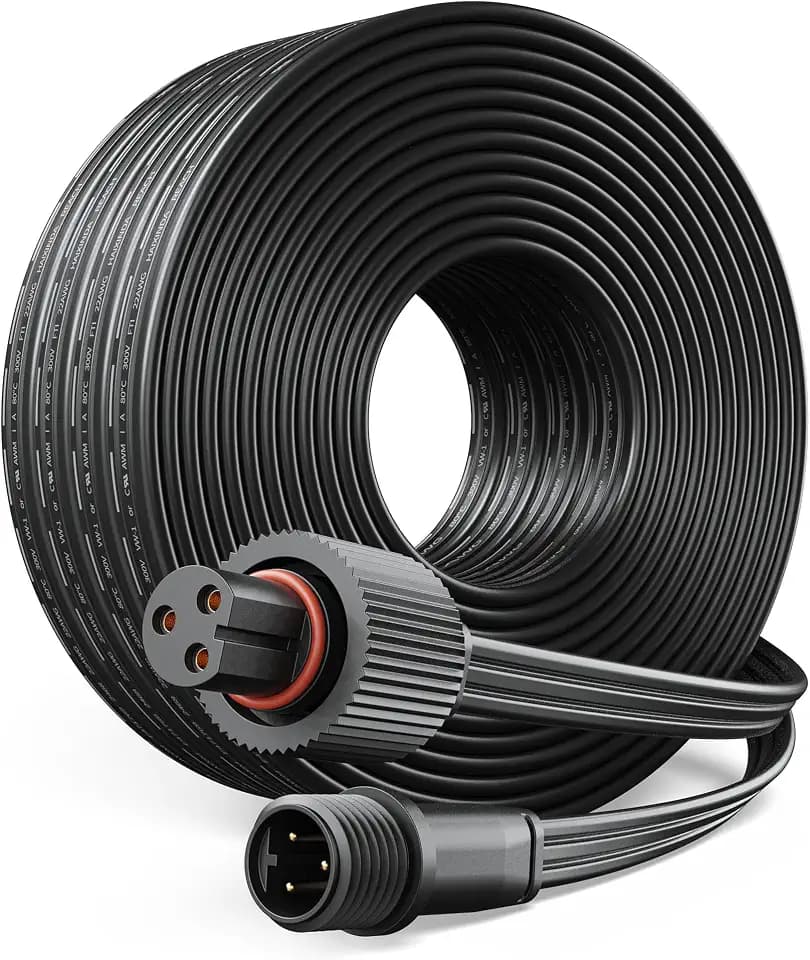 10FT Extension Cable for Govee Permanent Outdoor Lights 1, 2, Elite, Pro