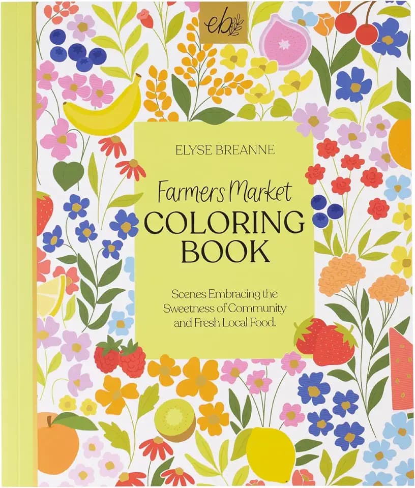Farmers Market Coloring Book by Elyse Breanne Design