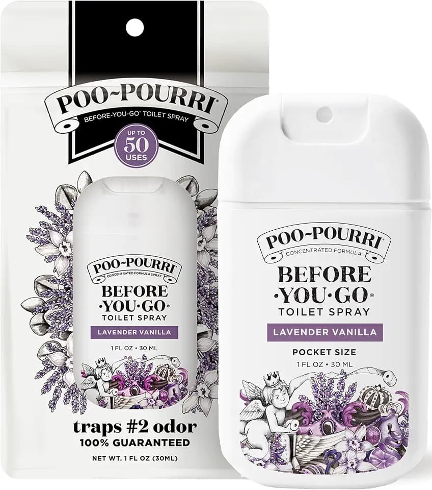 Poo-Pourri Before-You-Go Pocket Toilet Spray, Lavender Vanilla, 1 Fl Oz