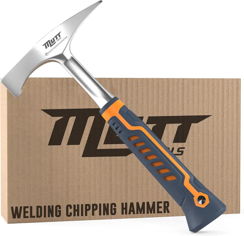 Mutt Tools Welding Chipping Hammer 14oz Slag Removal Ergonomic Grip