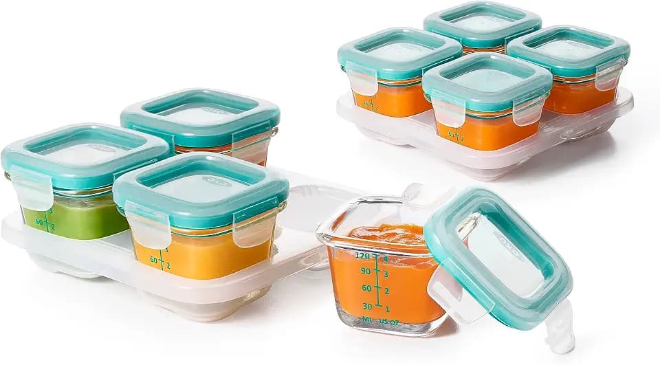 OXO Tot 8-Piece Glass Baby Block Set