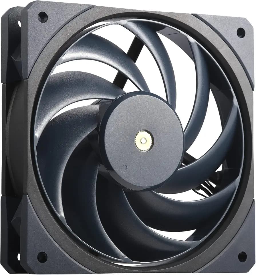 Cooler Master Mobius MFZ-M2NN-32NPK-R1, 120-OC-Hochleistungs-Verbindungsring-Blattventilator, PWM Lüftergeschwindigkeits-Kippschalter, Metallmotornabe, Doppelkugellager für PC-Gehäuse, Flüssigkeits
