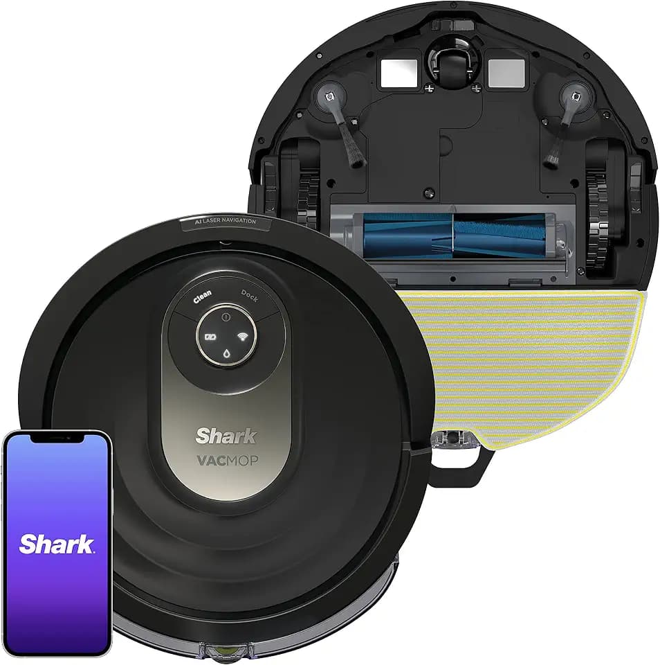 Shark AI Robot Vacuum & Mop, Black/Gold, AV2001WD