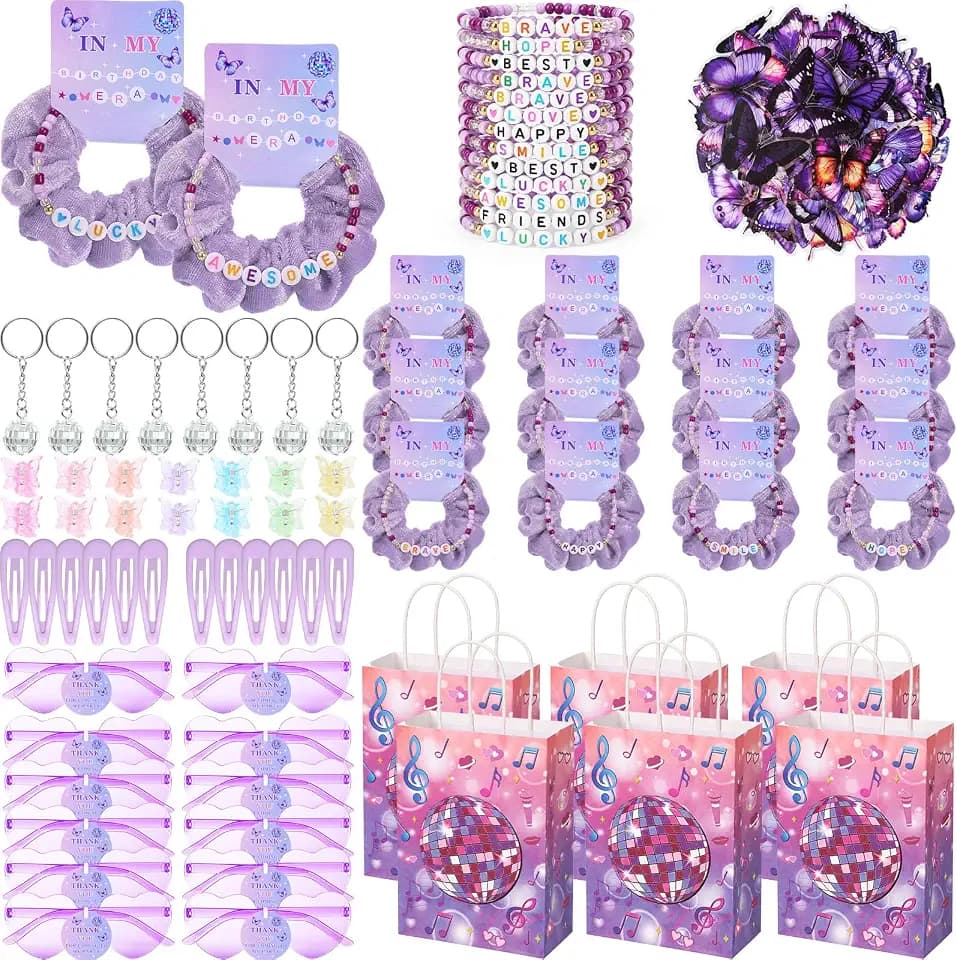 Hoteam Purple 184 Pcs Kpop Party Popular Singer Favors for Women