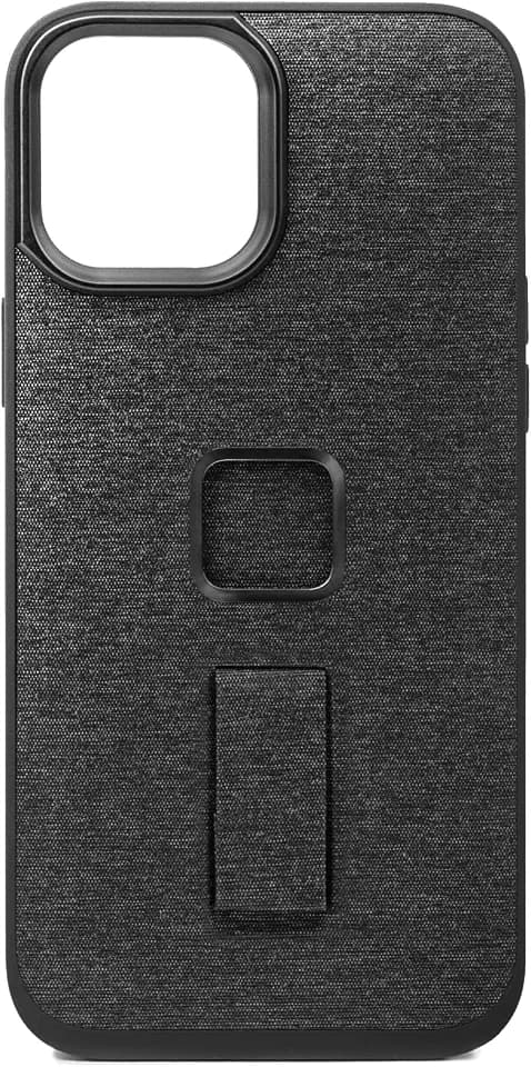 Peak Design Mobile Everyday Loop Case Smartphone-Hülle mit Magnetsystem und Fingerschlaufe für iPhone 13 Pro Max - Charcoal (Dunkelgrau)