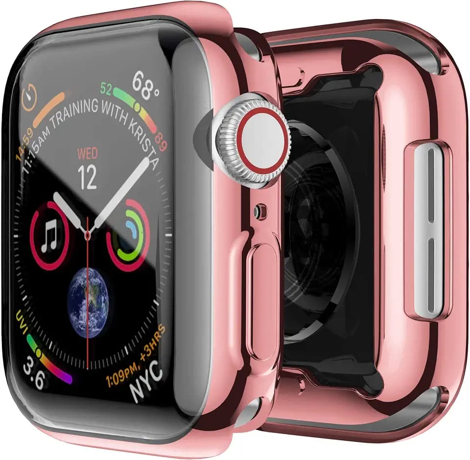 NotoCity Kompatibel mit Apple Watch Series 4/ Series 5 Schutzhülle Ultradünne TPU iwatch Hülle All-Around Displayschutz