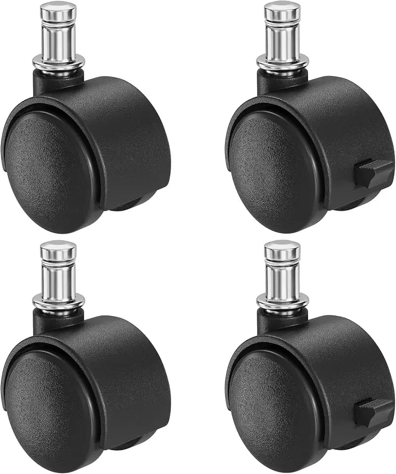 iTouchless Attachable Mobile Wheels for all Stainless Steel ONLY Sensor Rectangular and Round Shape Trash Cans and Open Top Trash Cans from 8 gallon to 23 gallon models
