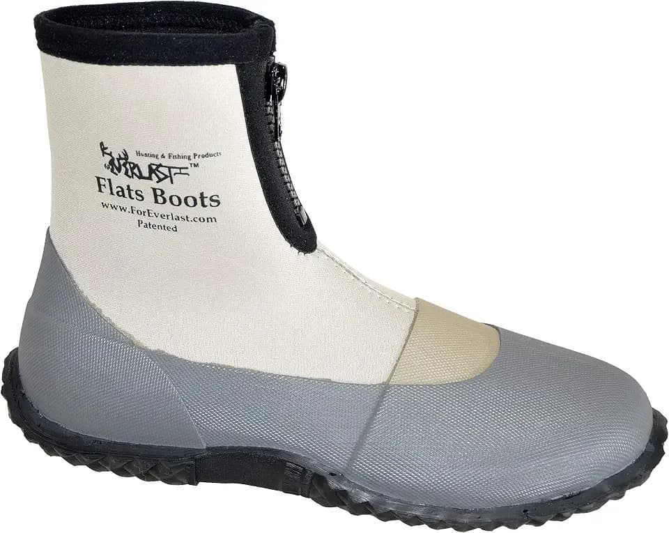 Flats Boots Lightweight Neoprene Rubber Boots for Fishing & Wading, Water Resistant, for Men & Women