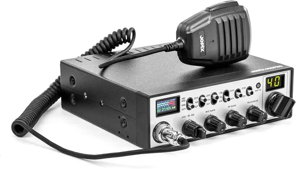 Jopix 900PRO Multi-Norm CB Funkgerät - Klassische Auto Funkstation AM/FM 4W 12V/24V Rauschunterdrückung Digitales SWR-Meter