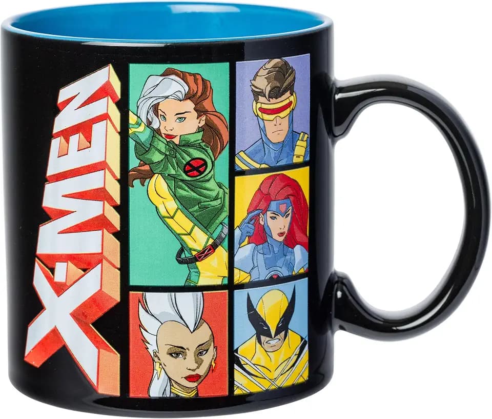 Silver Buffalo Marvel X-Men Character Panels Mutant, Ceramic Mug, 20oz