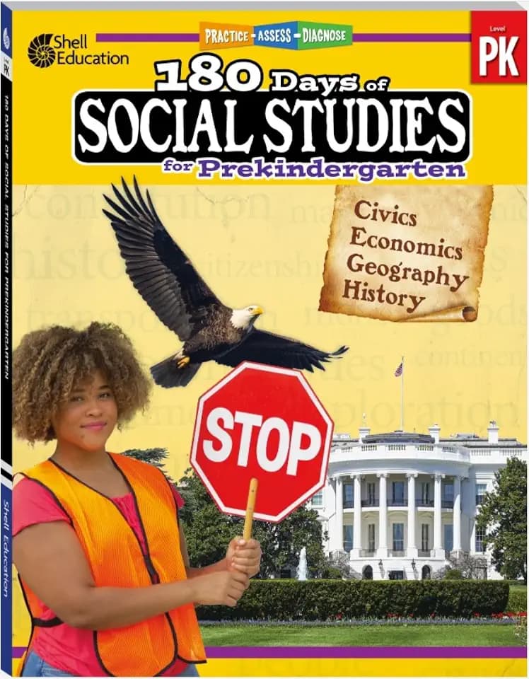 180 Days®: Social Studies for Prekindergarten: Practice, Assess, Diagnose