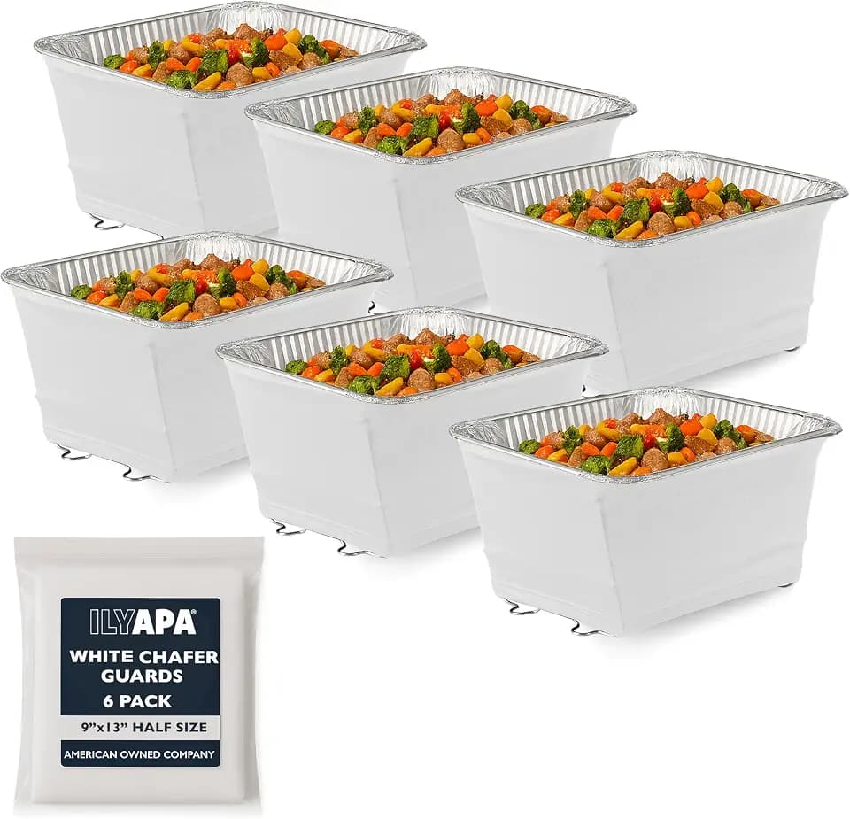 Ilyapa White Chafer Wind Guard, Small, 6 Pack, Flame Retardant & Flexible