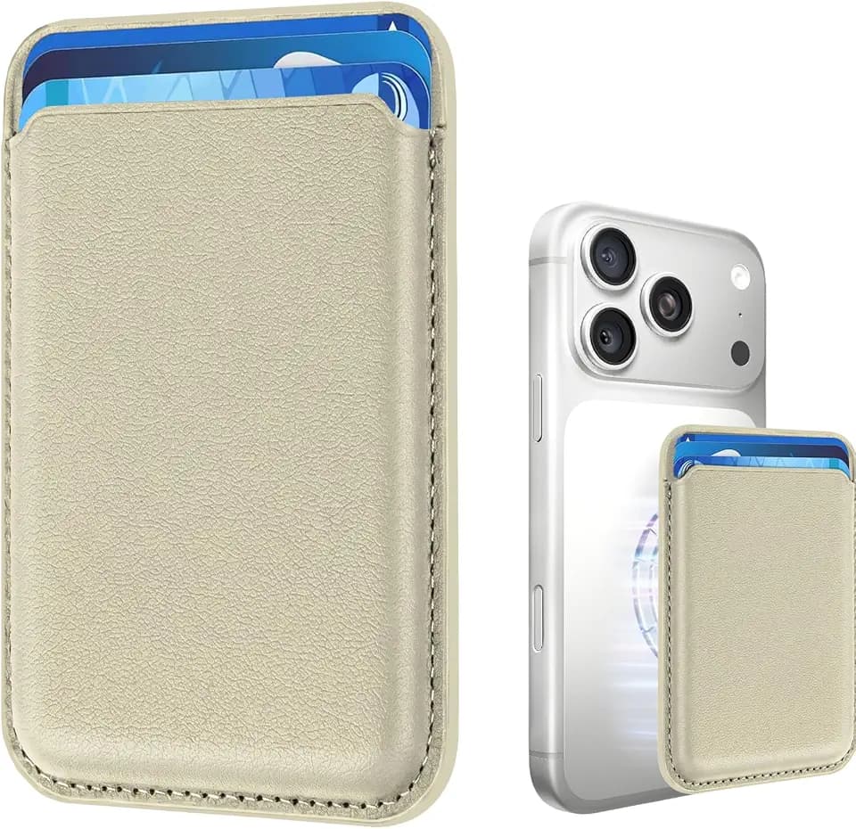 Magnetic Wallet Cell Phone Card Holder for Phone Case with Mag-Safe