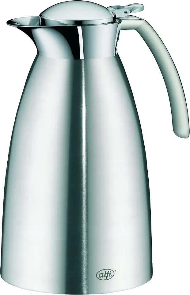 Alfi Gusto 1.0 L Top Therm Vacuum Insulated Stainless Steel Thermal Dispenser Carafe, Metallic