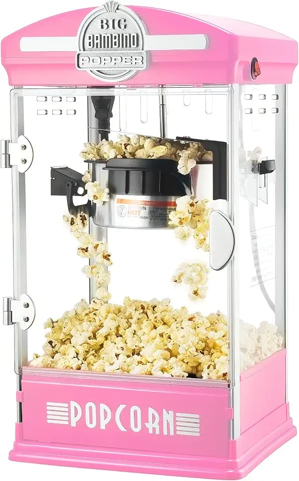 Great Northern Popcorn Big Bambino 4oz Popcorn Machine, Pink