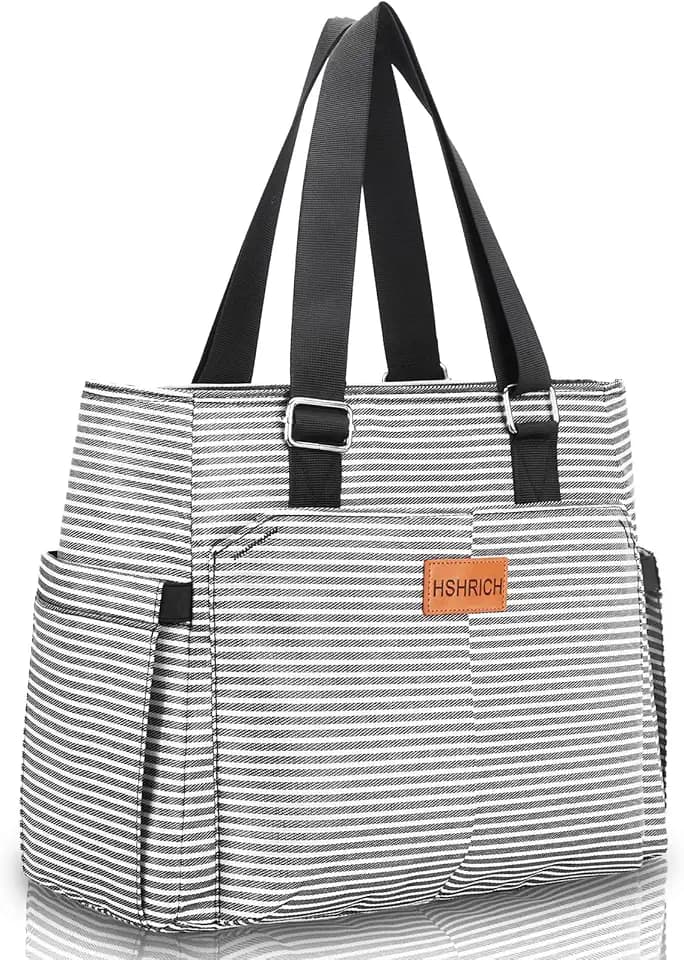 HSHRICH Insulated Lunch Bag Women - Large Tote Lunch Box For Work