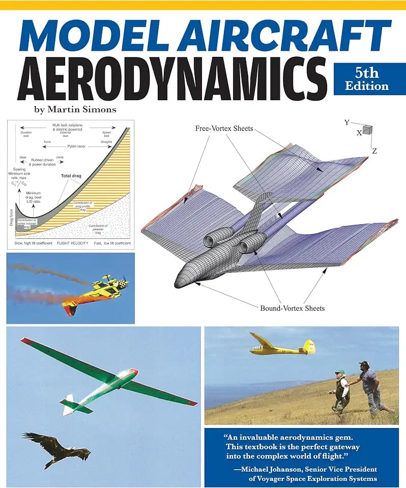 Model Aircraft Aerodynamics, 5th Edition (Fox Chapel Publishing) Help Your Planes and Drones Fly Better with a Thorough Understanding of Model Aerodynamic Theory, Airfoils, Reynolds Numbers, and More