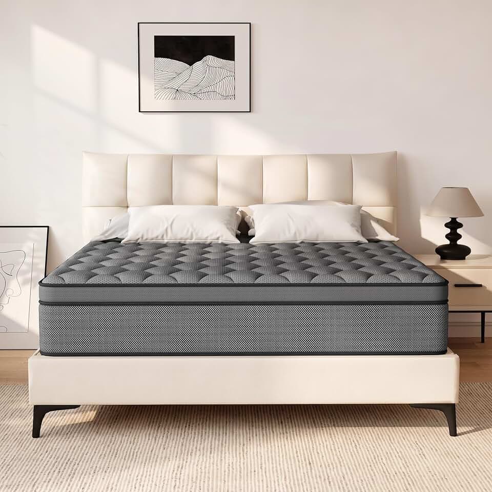14 Inch Queen Medium Firm Memory Foam Hybrid Mattress in a Box