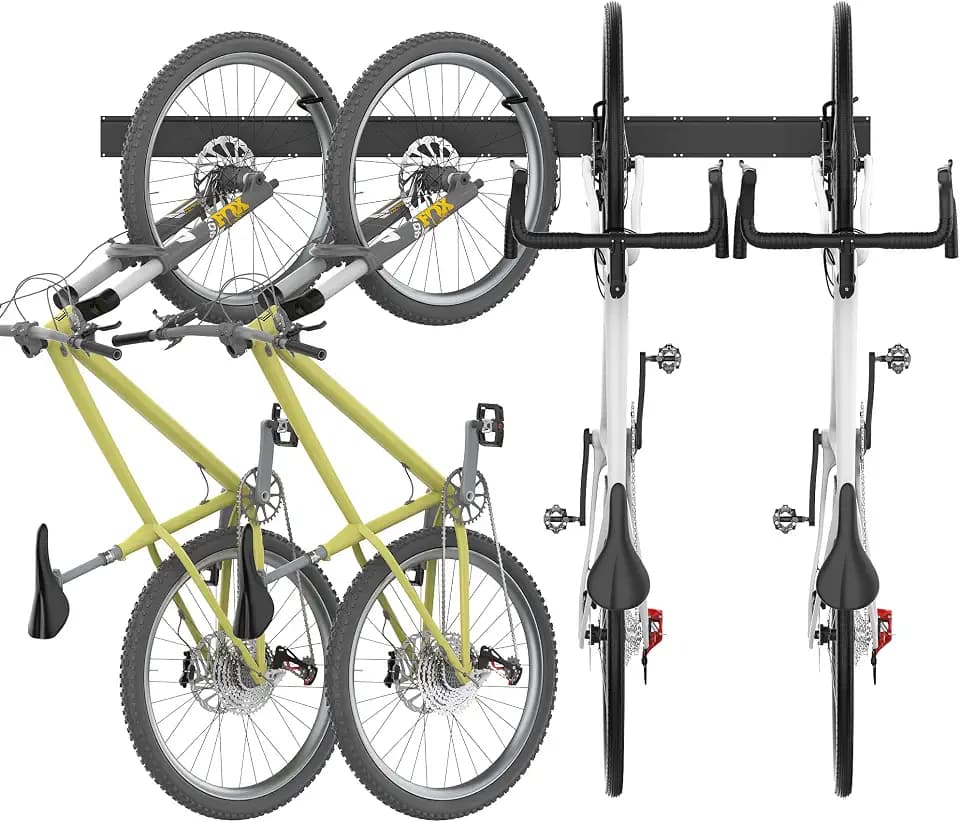 Ultrawall Swivel Bike Storage Rack, Adjustable Wall Mounted Bike Rack