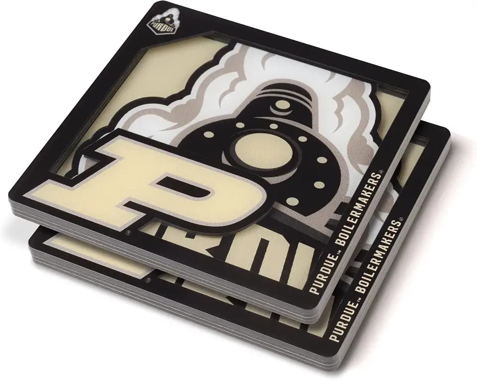 YouTheFan NCAA NCAA 3D Logo Series Coasters