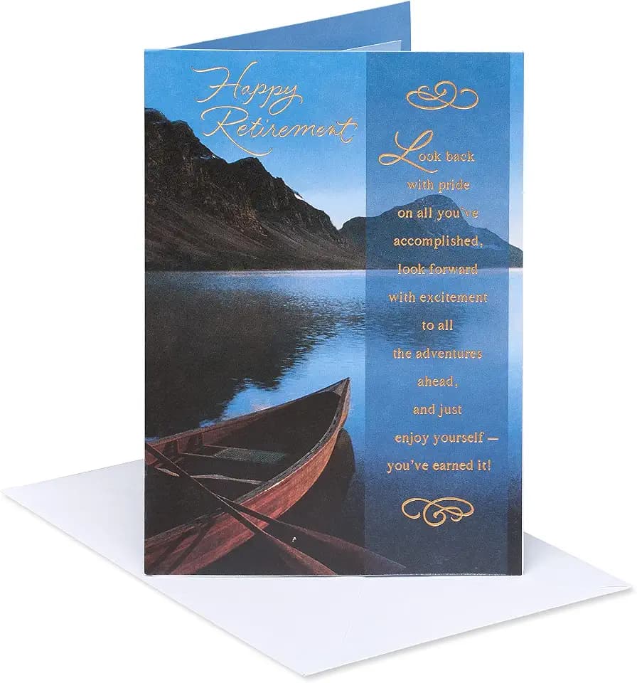 American Greetings Retirement Card for Retiree (Life-is-good Moments)