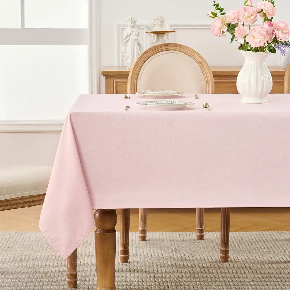 Light Pink Tablecloth Rectangle, 60" x 120"