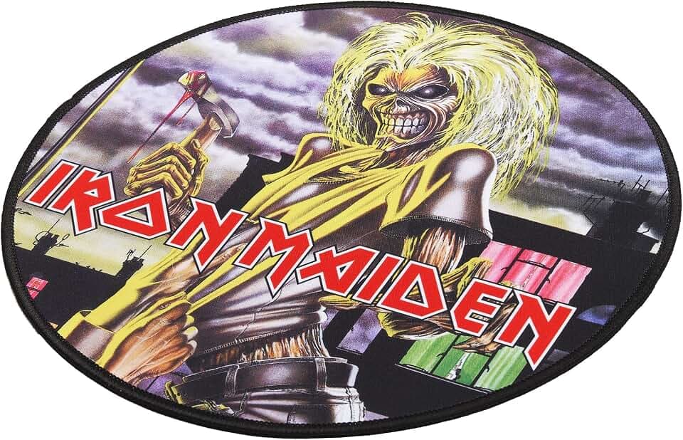 SUBSONIC Iron Maiden Mauspad mit Rutschfester Perlenoberfläche, offizielle Lizenz