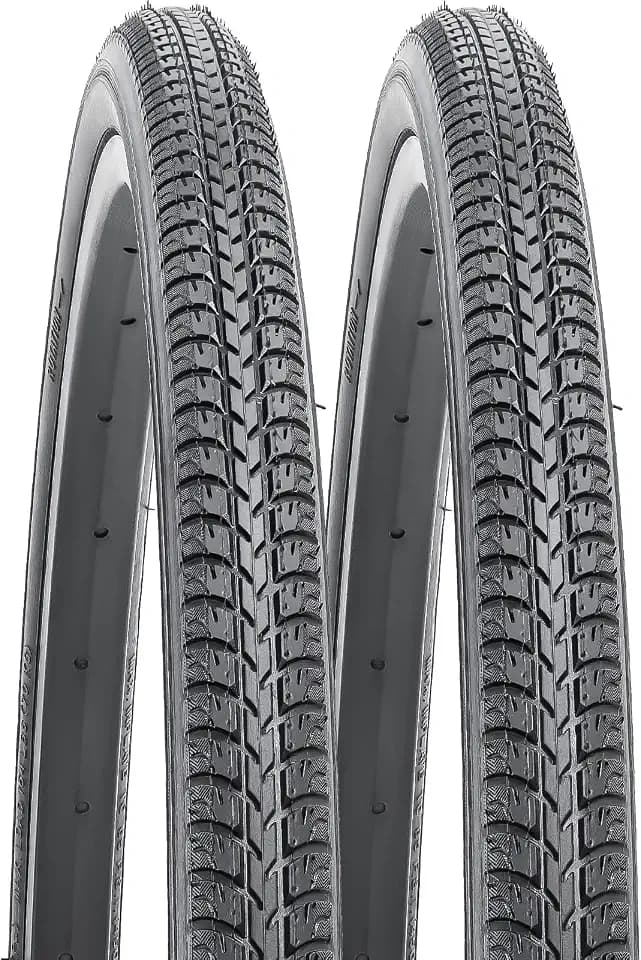 2-PCS 24x1 3/8 (37-540) Road Bike Tires 24" Wheelchair Bicycle Tires