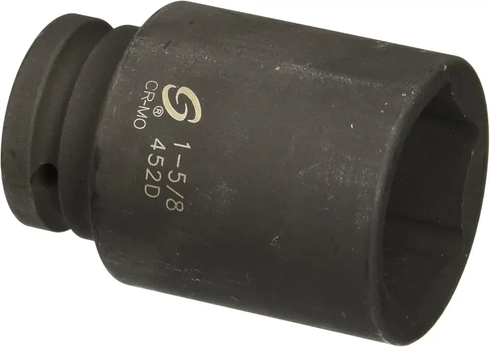 SUNEX TOOLS 452D 3/4-Inch Drive Deep 6 Point Impact Socket 1-5/8-Inch