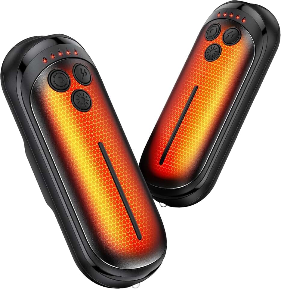 Rechargeable Hand Warmers 2 Pack,15H*2 Long Safe Heat