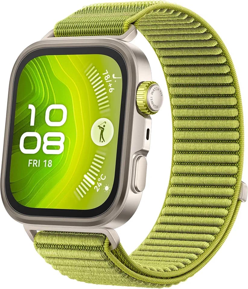 HUAWEI Watch FIT 4 Pro Smartwatch, GPS, Fitness Tracker mit EKG, Grün