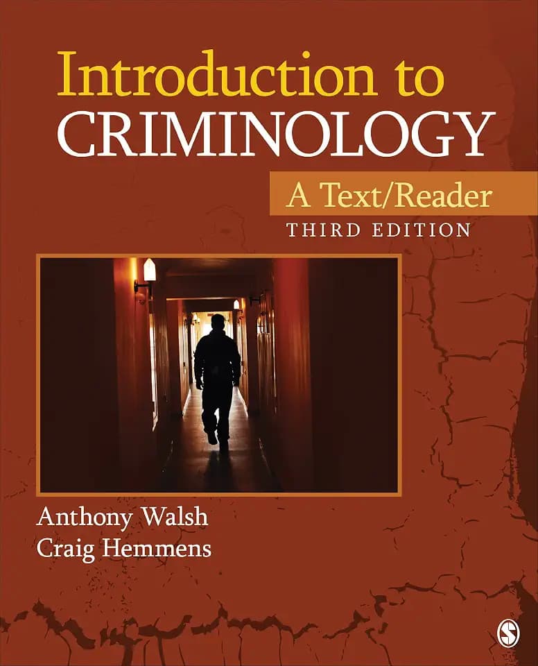 Introduction to Criminology: A Text/Reader (SAGE Text/Reader Series in Criminology and Criminal Justice)