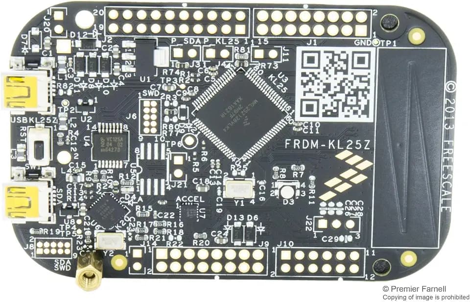FREESCALE SEMICONDUCTOR FRDM-KL25Z EVAL BRD, KINETIS KL25Z FREESCALE Freedom Platform