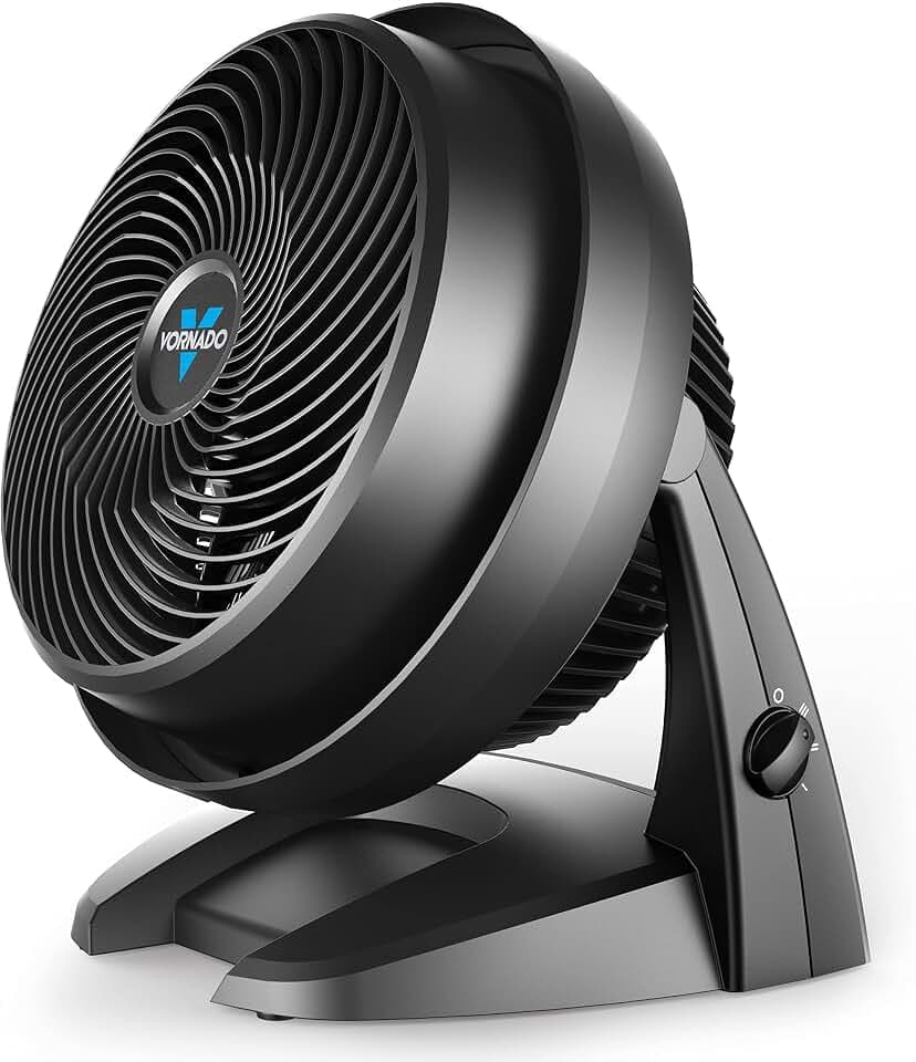 Vornado 630 Medium Air Circulator Fan, 3 Speed, Adjustable Tilt, Black