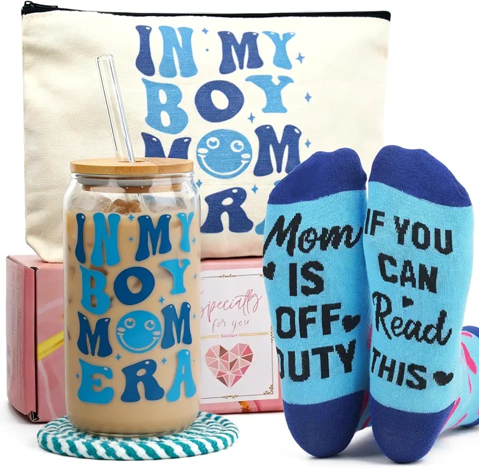 ANOTION Boy Mom Gift Set - Thanksgiving Gifts for New Mom