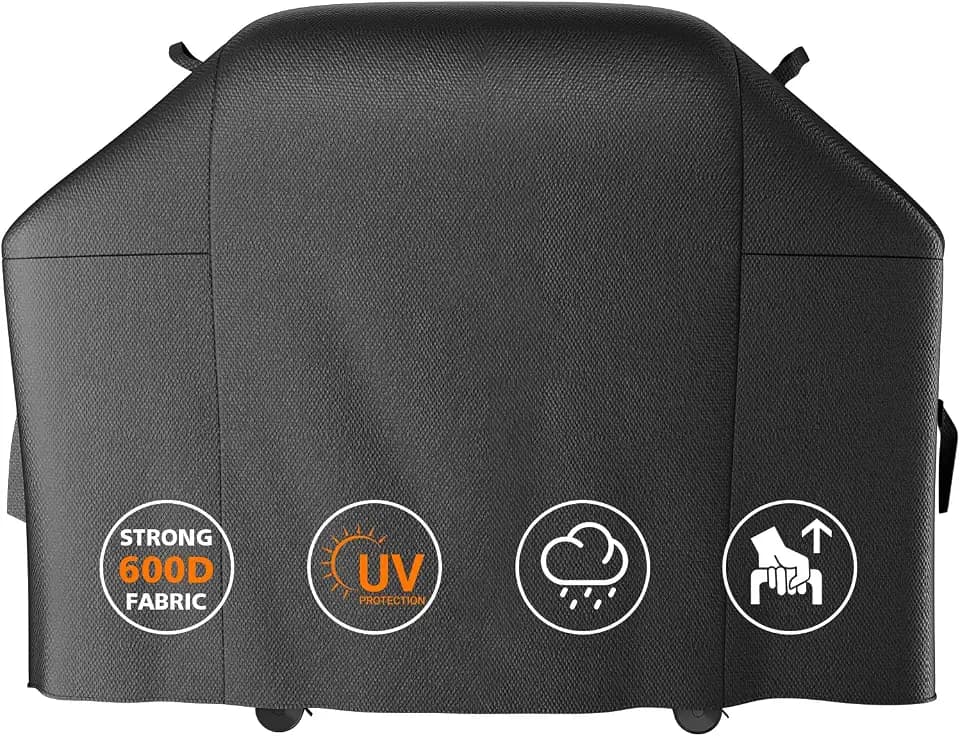 GFTIME 7130 Grillabdeckung,147 x 63 x 113 cm Grill Abdeckung für Weber Genesis II LX 300 Series E310, S310, E330, EP-330 Gasgrill, Char Broil, Landmann, Brinkmann, BBQ Cover für Weber 7134