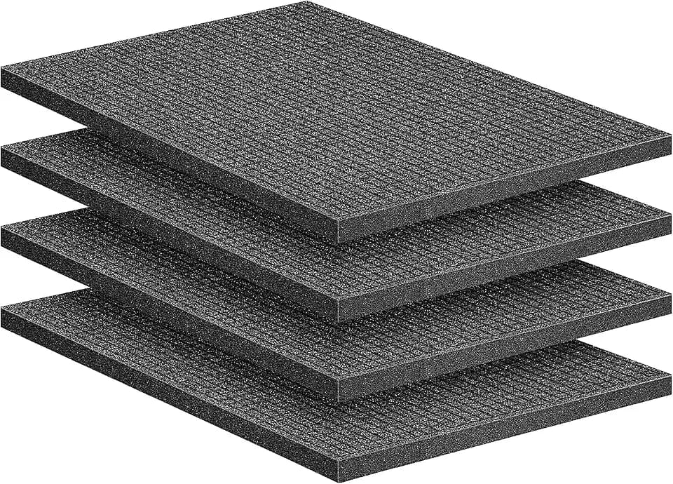 4 Pcs Pick Apart Foam Inserts, 16"x12"x1" Pick and Pluck Foam Sheets