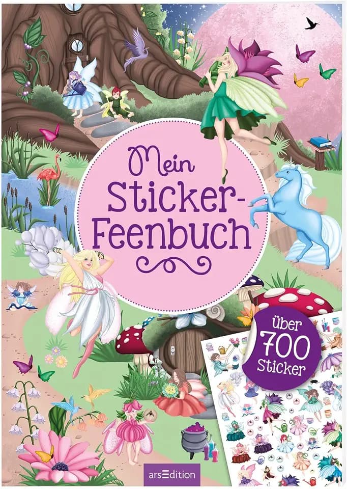 Mein Sticker-Feenbuch: Über 700 Sticker | Stickerheft für Kinder ab 4 Jahren (Mein Stickerbuch)
