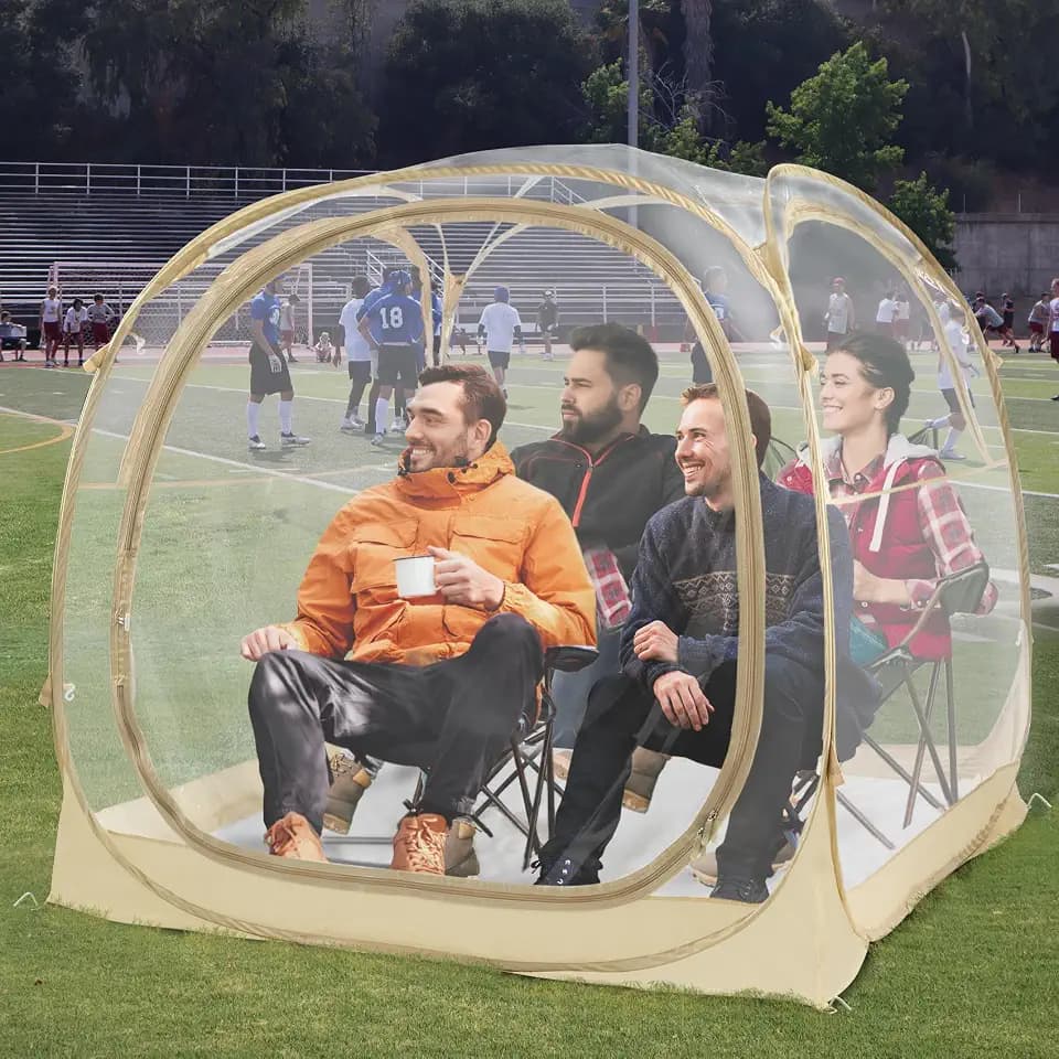 EighteenTek® Sports Pod, Pop-Up Sports Tent & Weather Tent for Outdoor Games, Cold Weather