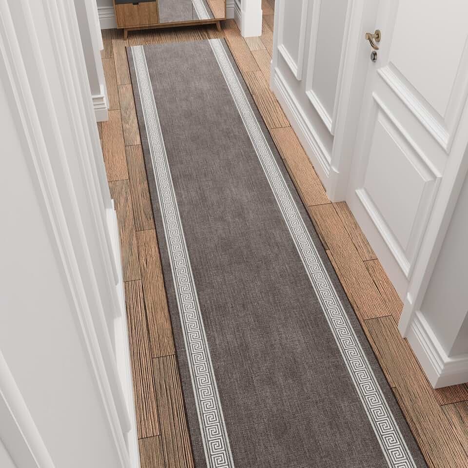 Ottomanson 2x10 Hallway Washable Runner Rug – Non-Slip Indoor Entryway Rug
