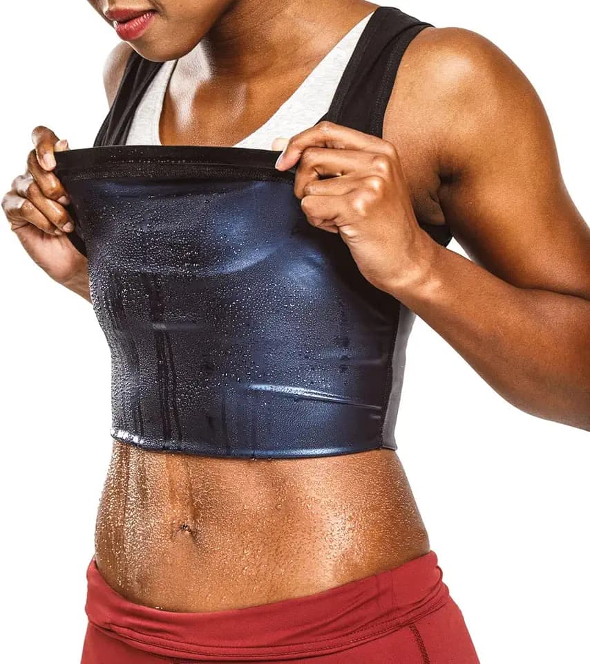 Sweat Shaper Premium Sauna Tank Top For Women, Slimming Sauna Shirt For Women, Sweat Vest for Workouts
