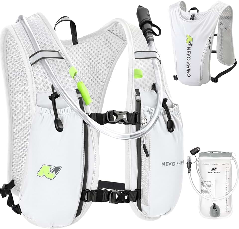 N NEVO RHINO 5L Running Vest , Hydration Vest Pack with 1.5L Water Bladder