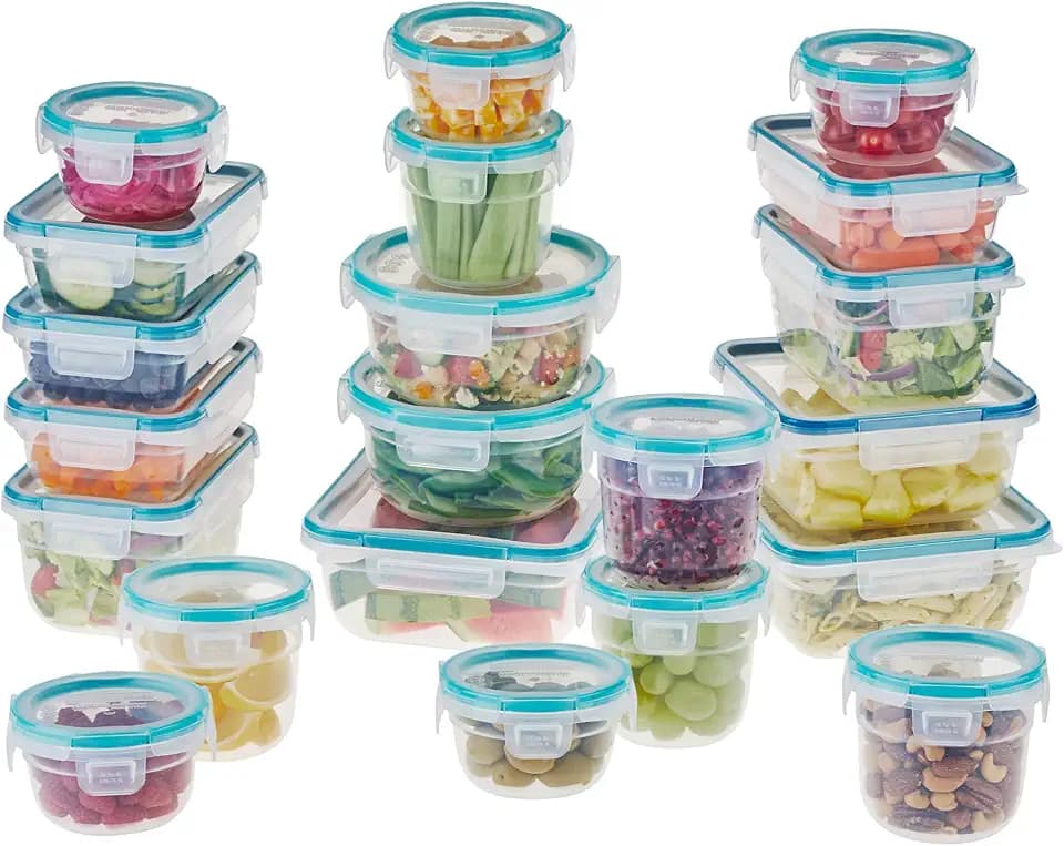 Snapware Plastic Total Solution (21-Pack) Large Food Storage Containers Set