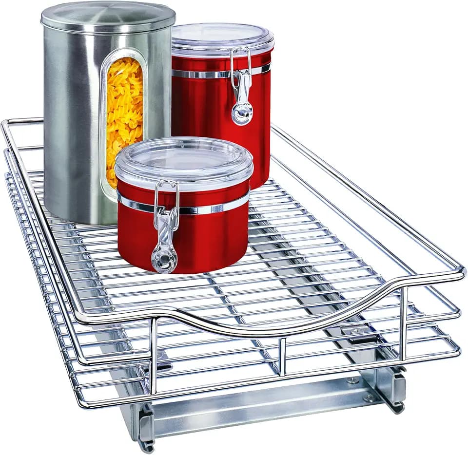 LYNK PROFESSIONAL® Pull Out Cabinet Organizer, Kitchen Slide Out Drawer